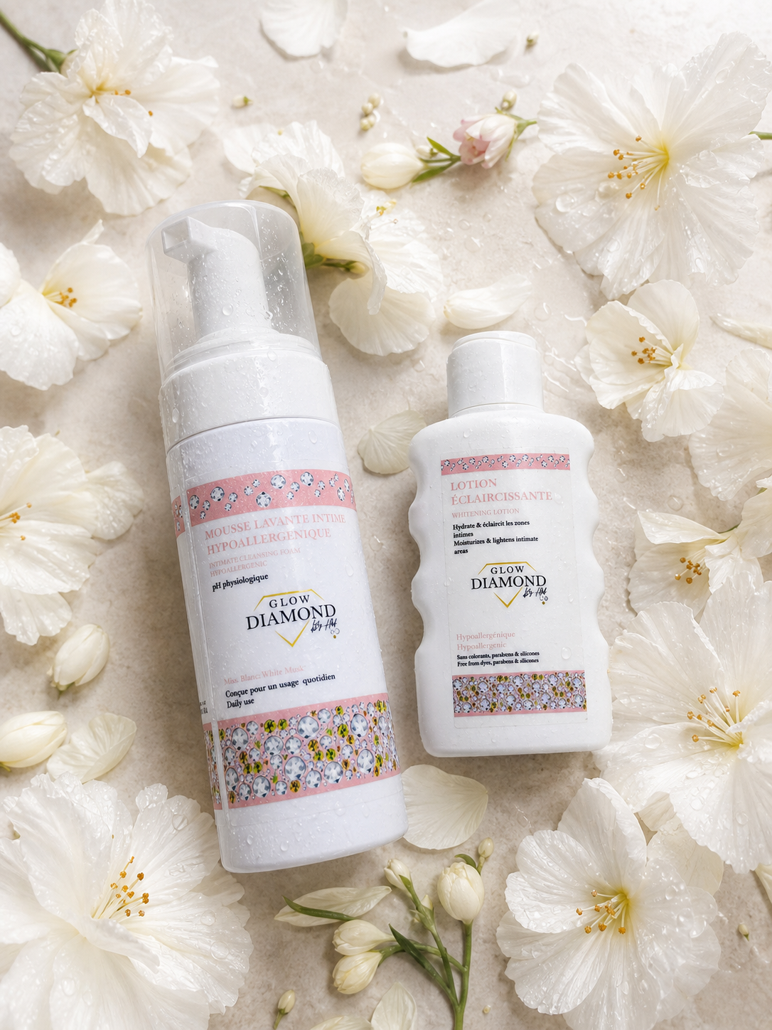 Kit Soin Éclat Intime Mousse Lavante 150 ml & Lotion Éclaircissante 100 ml